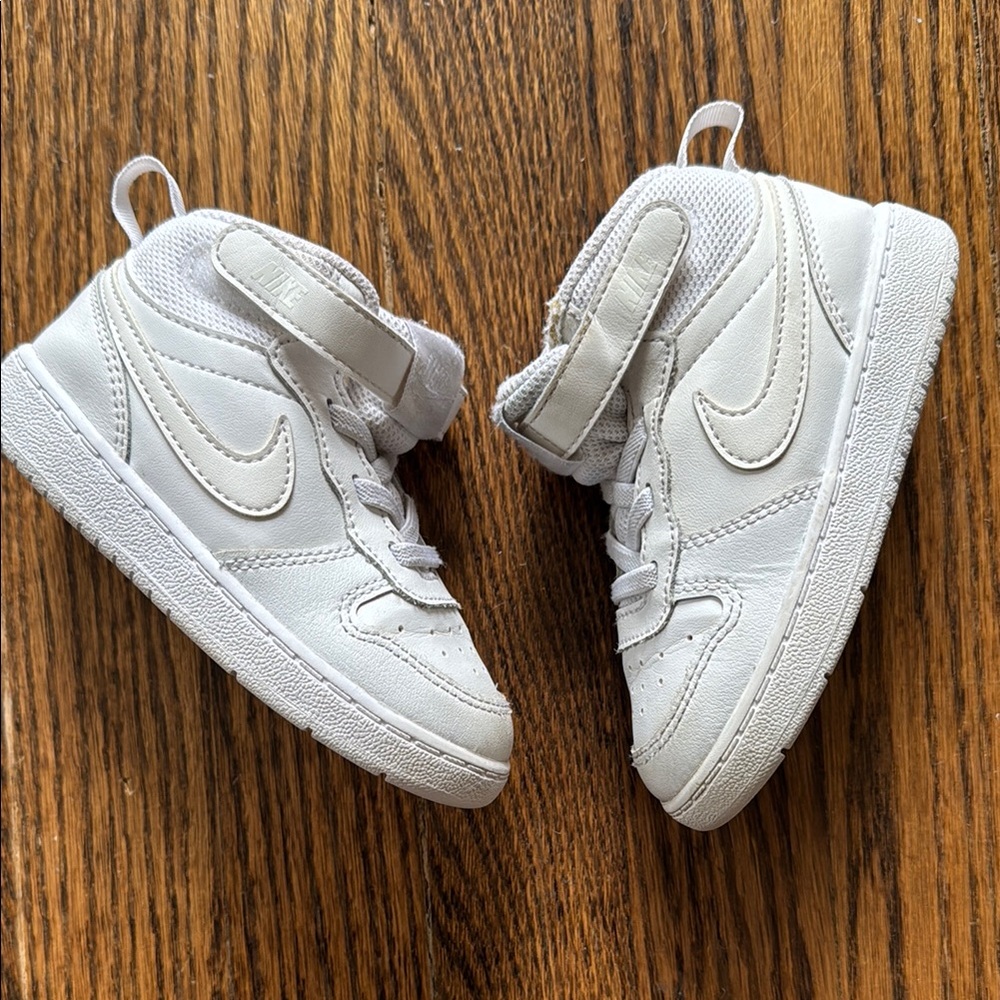Nike White High-Top Sneakers unisex toddler size 8
